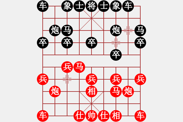 象棋棋譜圖片：150815 第3輪 第8臺 李惠森 勝 黃翊莊 - 步數(shù)：10 