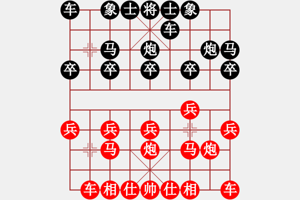 象棋棋譜圖片：菲島笑面虎(5段)-勝-雙眼皮跳蚤(5段) - 步數(shù)：10 