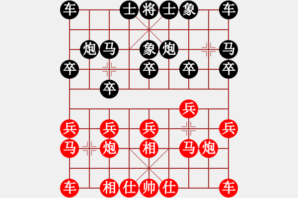 象棋棋谱图片：张志明 先和 王阳俊 - 步数：10 