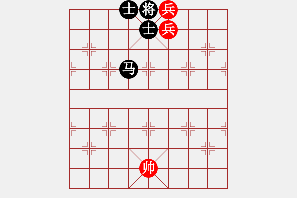 象棋棋譜圖片：第014局 高低兵三兵對馬雙士 - 步數(shù)：13 