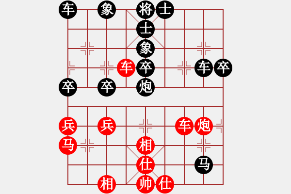 象棋棋譜圖片：大輝[紅] -VS- 神炮手[黑] - 步數(shù)：40 