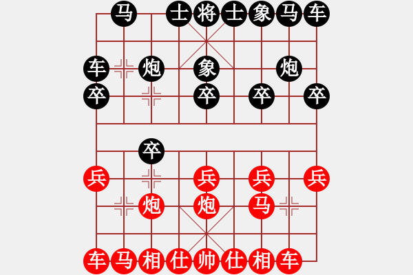 象棋棋譜圖片：人機(jī)對(duì)戰(zhàn) 2025-1-11 10:56 - 步數(shù)：10 