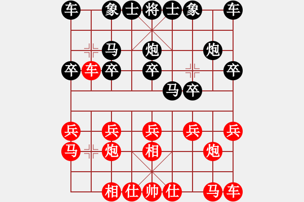 象棋棋譜圖片：拈花微笑(9段)-和-濃情苦咖啡(6段) - 步數(shù)：10 