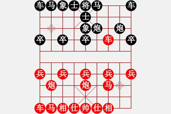 象棋棋譜圖片：葬心紅勝還我水晶鞋【中炮對(duì)進(jìn)左馬】 - 步數(shù)：10 