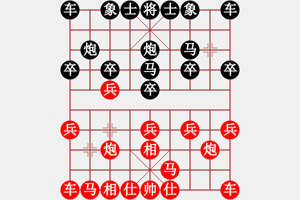 象棋棋譜圖片：海下天(8段)-和-法筁(7段) - 步數(shù)：10 