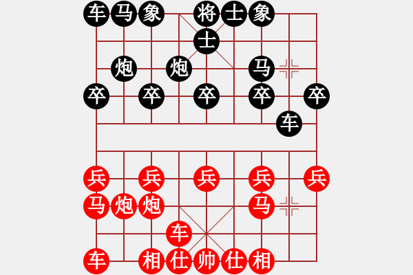 象棋棋譜圖片：推演棋盤(pán)[二]法國(guó)推薦 - 步數(shù)：10 