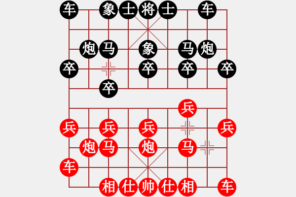 象棋棋譜圖片：ffff(人王)-和-廣州光大(月將) - 步數(shù)：10 