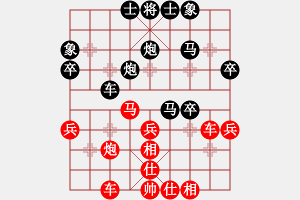 象棋棋譜圖片：呂梁 郭建平 負(fù) 長(zhǎng)治 王強(qiáng) - 步數(shù)：40 