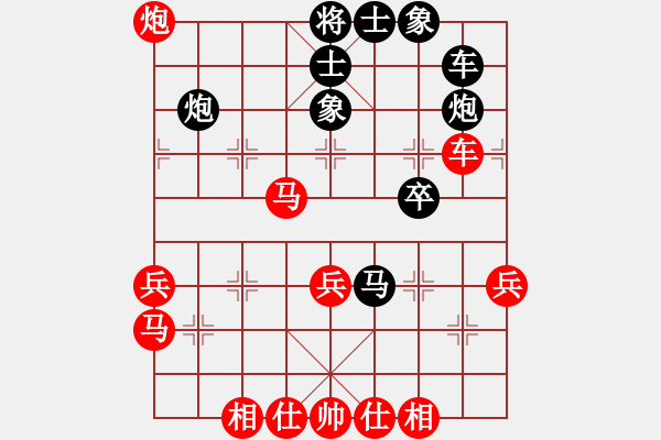 象棋棋譜圖片：1 - 步數(shù)：42 