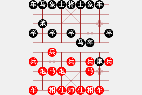 象棋棋譜圖片：將來成為棋王的我 先勝 國際兒童象棋冠軍 - 步數(shù)：10 