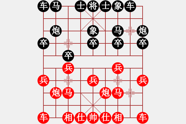 象棋棋譜圖片：大盜(人王)-和-中國石油(人王) - 步數(shù)：10 