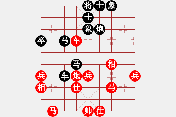 象棋棋谱图片：欧明君 先和 牛俊杰 - 步数：60 