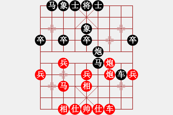 象棋棋譜圖片：真行家(無(wú)極)-和-我真的很臭(北斗) - 步數(shù)：30 