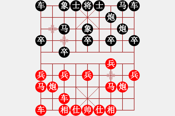 象棋棋譜圖片：車馬炮9--1 先負 問號8--2 - 步數(shù)：10 