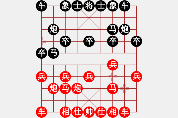 象棋棋譜圖片：2009年2月15日第十屆人腦對電腦象棋大賽：千慮（先和）陳慶文 - 步數(shù)：10 