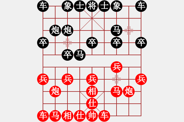 象棋棋譜圖片：程宇東 先和 林建中 - 步數(shù)：10 