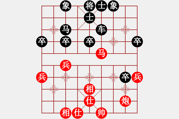 象棋棋譜圖片：七上八下，樂(lè)在棋中[紅] -VS- bbboy002[黑] - 步數(shù)：54 