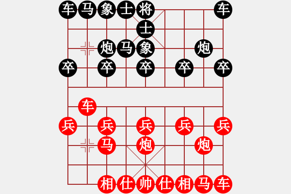 象棋棋譜圖片：謝寧云 QQ252841212 中炮對拐角馬 - 步數(shù)：10 