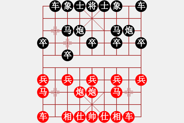 象棋棋譜圖片：牛躍(4段)-負(fù)-品茗棋癡(1段) - 步數(shù)：10 