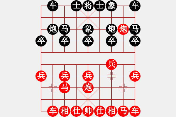 象棋棋譜圖片：小武(9星)-勝-二分錢(qián)(2星) - 步數(shù)：10 