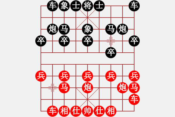 象棋棋譜圖片：謝業(yè)枧 先和 李小龍 - 步數(shù)：10 