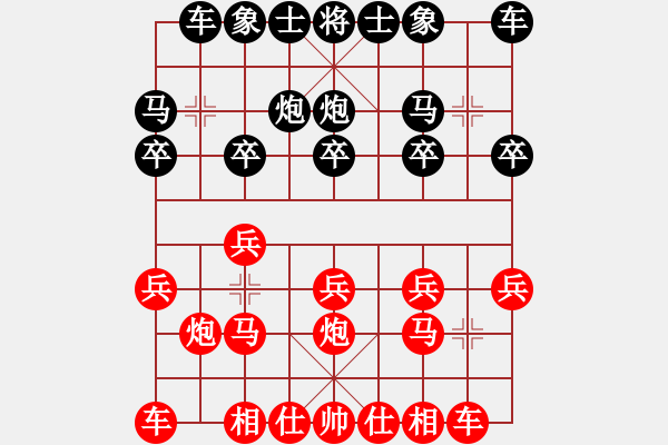 象棋棋譜圖片：百思不得棋解[575644877] -VS- 小薇[1518074771] - 步數(shù)：10 