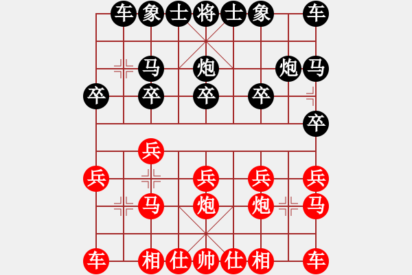 象棋棋譜圖片：過往云煙(9星)-和-woptimem(9星) - 步數(shù)：10 