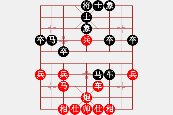 象棋棋譜圖片：橫才俊儒[292832991] -VS- www[-] - 步數(shù)：40 