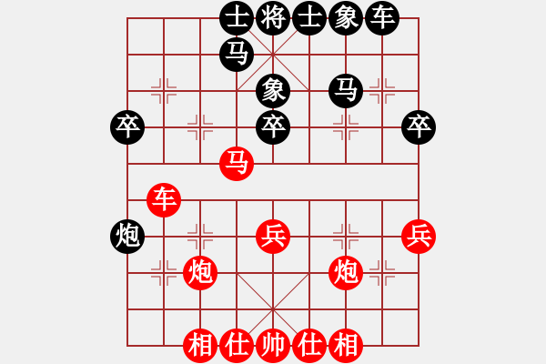 象棋棋譜圖片：冰城快刀(9星)-勝-踏雪尋小梅(9星) - 步數(shù)：40 