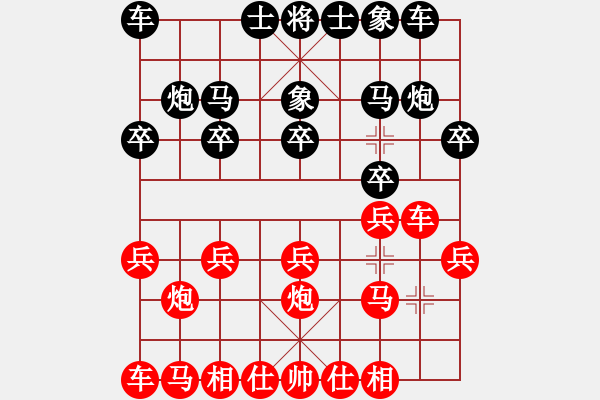 象棋棋譜圖片：淡雅飄香 VS 馬路殺手 修改版 - 步數(shù)：10 