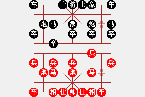 象棋棋譜圖片：仙人指路（業(yè)四升業(yè)五評(píng)測(cè)對(duì)局）我先勝 - 步數(shù)：10 