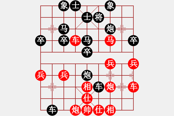 象棋棋譜圖片：媽媽咪呀[2209402932] -VS- 橫才俊儒[292832991] - 步數(shù)：36 