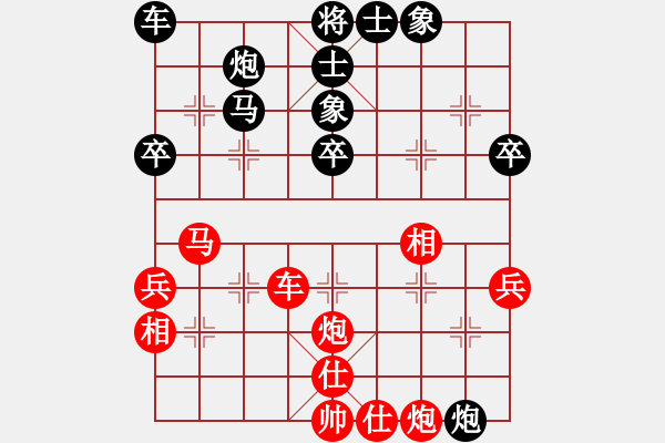 象棋棋譜圖片：棋珍弈寶(1段)-負(fù)-zgjszjfx(2段) - 步數(shù)：40 