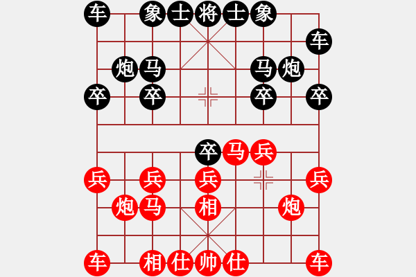 象棋棋譜圖片：深奧幽玄(7段)-和-深深藍(6段) - 步數(shù)：10 