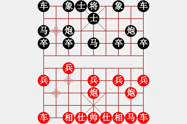 象棋棋譜圖片：小可愛603[紅] -VS- bbboy002[黑] - 步數(shù)：10 