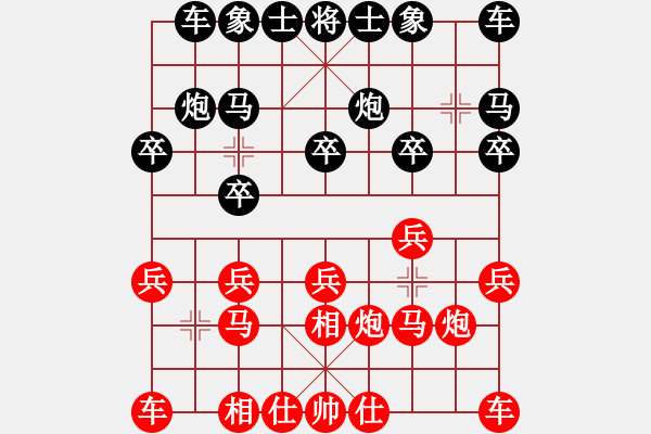 象棋棋譜圖片：周末風(fēng)(3段)-勝-若谷(2段) - 步數(shù)：10 