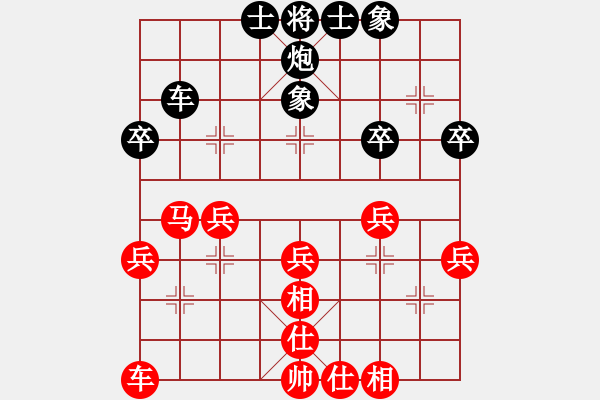 象棋棋譜圖片：旋風(fēng)V5.0勝象棋巫師業(yè)余級（順炮局） - 步數(shù)：40 