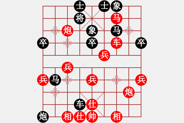 象棋棋譜圖片：您的朋友(6段)-勝-金槍鐵盾(8段) - 步數(shù)：40 