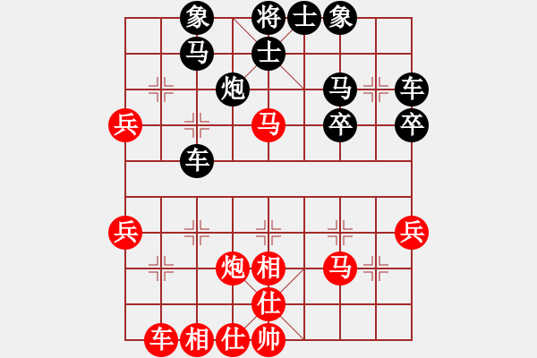 象棋棋譜圖片：龍帥(5段)-勝-jkfaad(4段) - 步數(shù)：40 