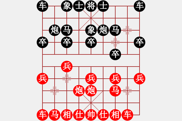 象棋棋谱图片：林志刚(先和)王朝明.2023.11.13 - 步数：10 