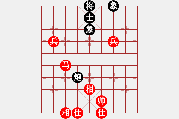 象棋棋譜圖片：棋局-41N an 1A5 - 步數(shù)：80 