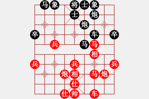 象棋棋譜圖片：yyjyyjwx[紅] -VS- 品棋_無名小卒[黑] - 步數(shù)：40 