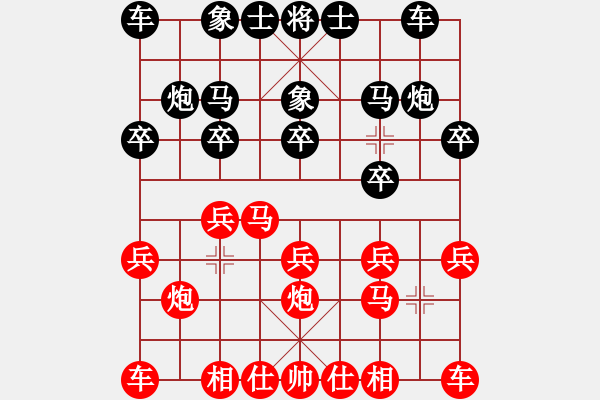 象棋棋譜圖片：棄車(chē)絕殺誘惑難當(dāng) - 步數(shù)：10 