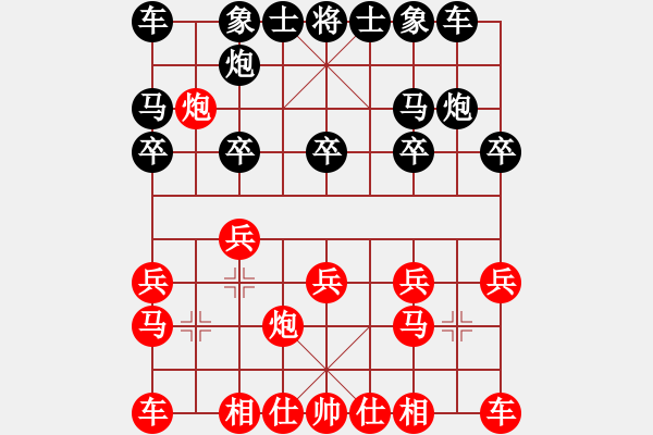 象棋棋譜圖片：李智屏     先負(fù) 董旭彬     - 步數(shù)：10 