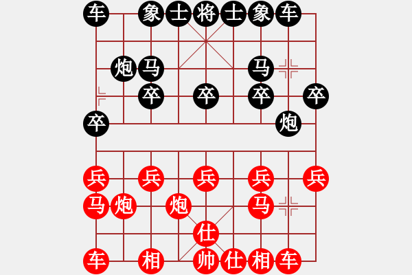 象棋棋譜圖片：星河[814984797] -和- 苗一[106591051] - 步數(shù)：10 