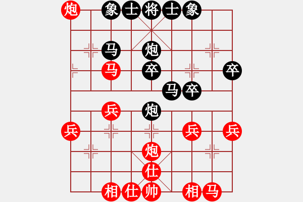 象棋棋譜圖片：622局 D50- 中炮對(duì)列炮-BugChess Plus 19-07-08 x64(入門) (先 - 步數(shù)：30 