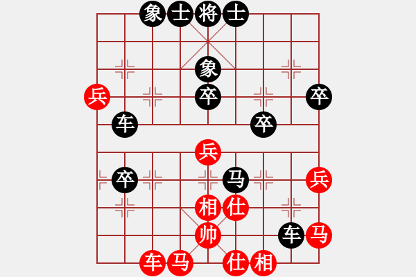 象棋棋譜圖片：怎么用屏風(fēng)馬對抗網(wǎng)上不用正規(guī)布局的業(yè)余五級 - 步數(shù)：46 