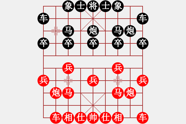 象棋棋谱图片：用软件是日本种[1119503816] -VS- 横才俊儒[292832991] - 步数：10 