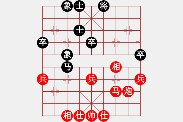 象棋棋譜圖片：2021.2.17.7JJ評(píng)測(cè)先勝飛相局對(duì)士角炮 - 步數(shù)：40 