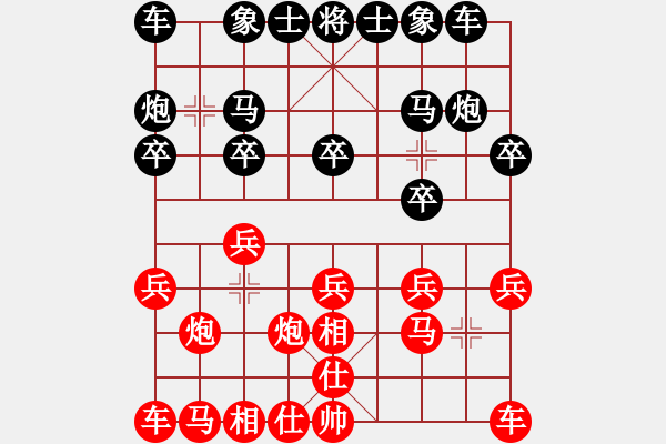 象棋棋譜圖片：重慶 張朝忠 負(fù) 重慶 路耿 - 步數(shù)：10 